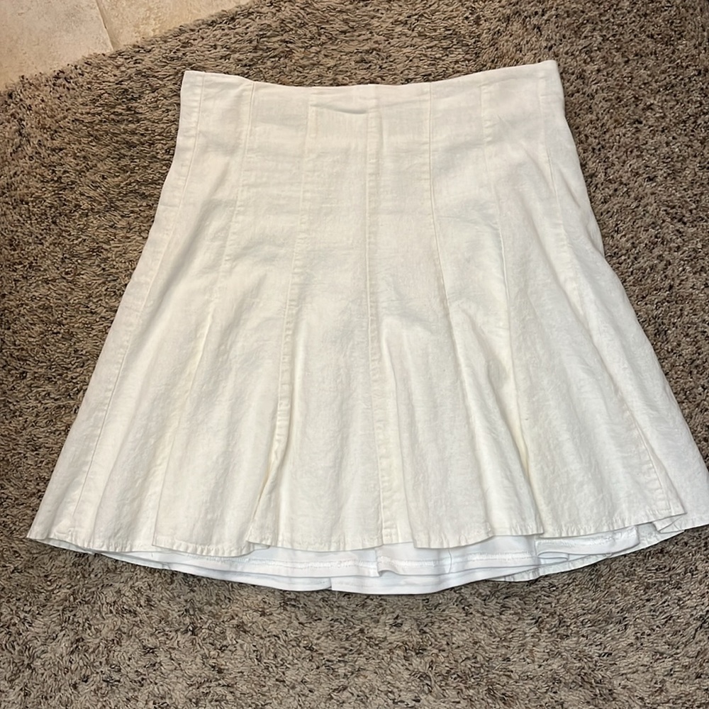 Maurice’s Off White Flare Skirt